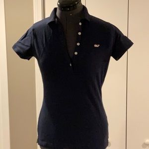 Vineyard VInes Navy Golf / Uniform Top